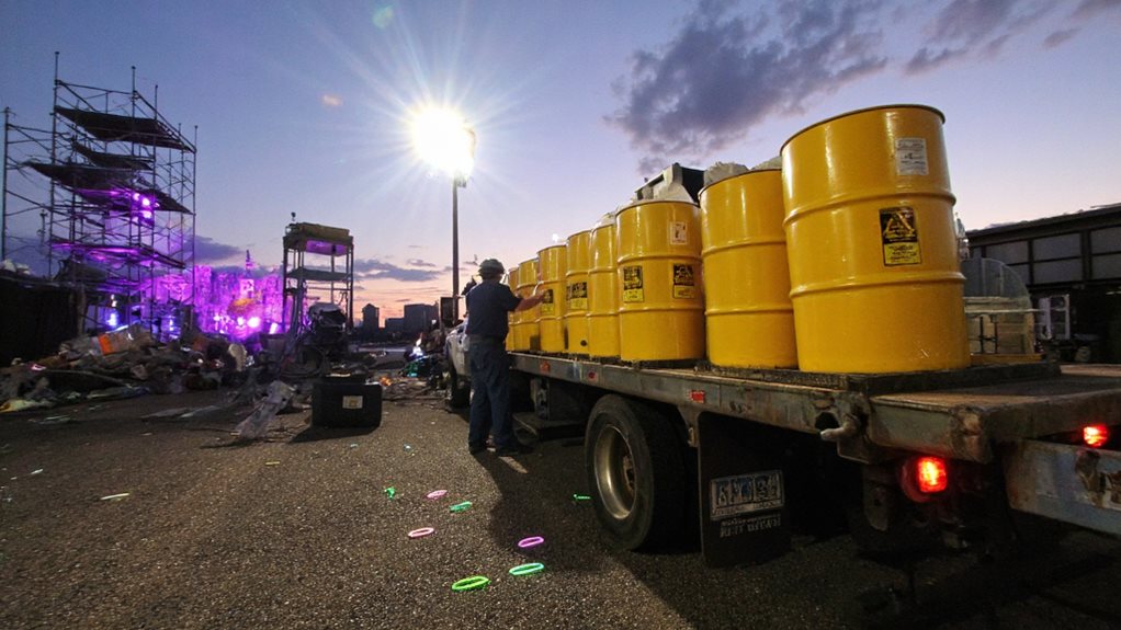 eco friendly festival waste management